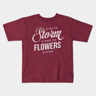 Motivational Flower Motto Kids T-Shirt